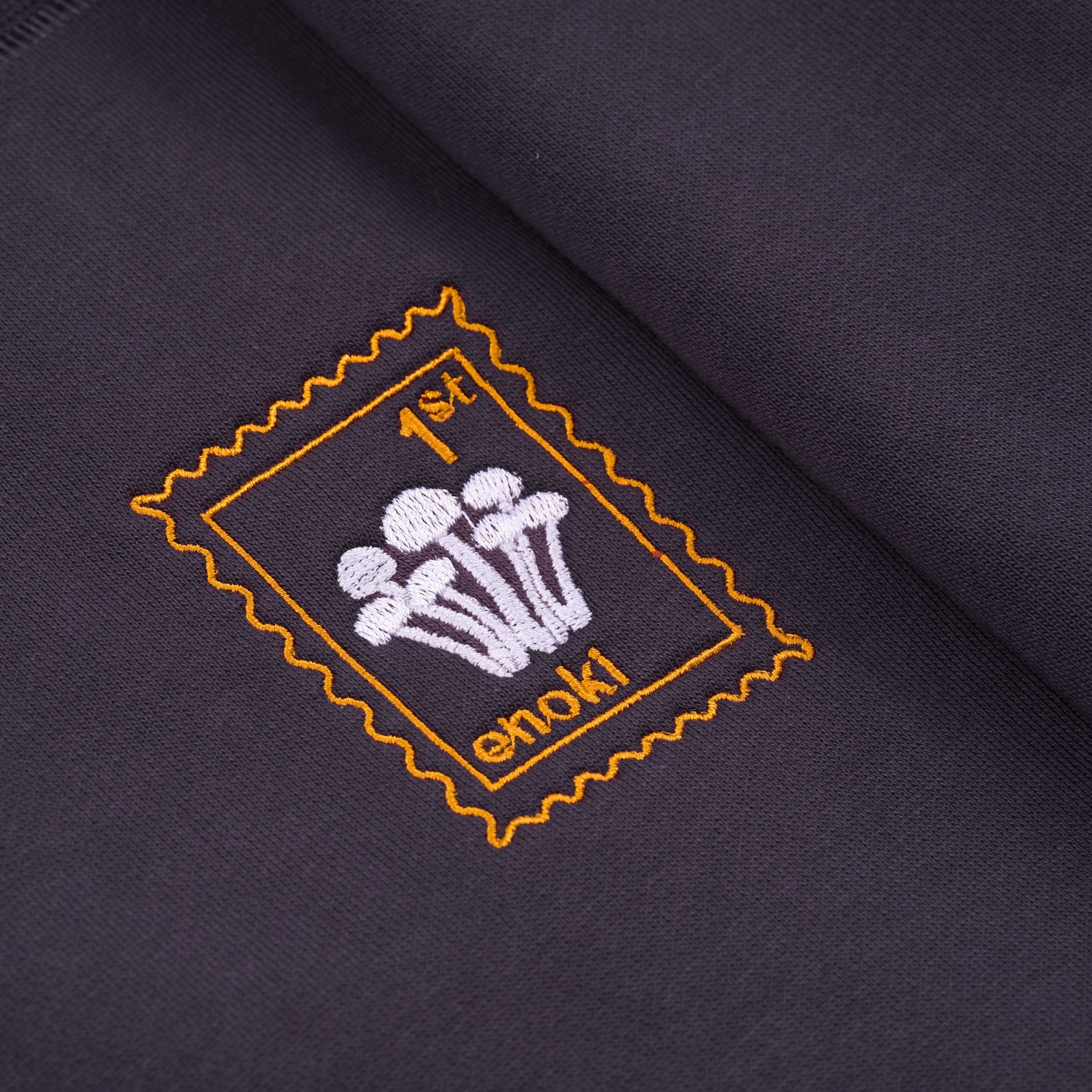 Enoki Mushroom - Oversized Unisex Sweatshirt - Purple