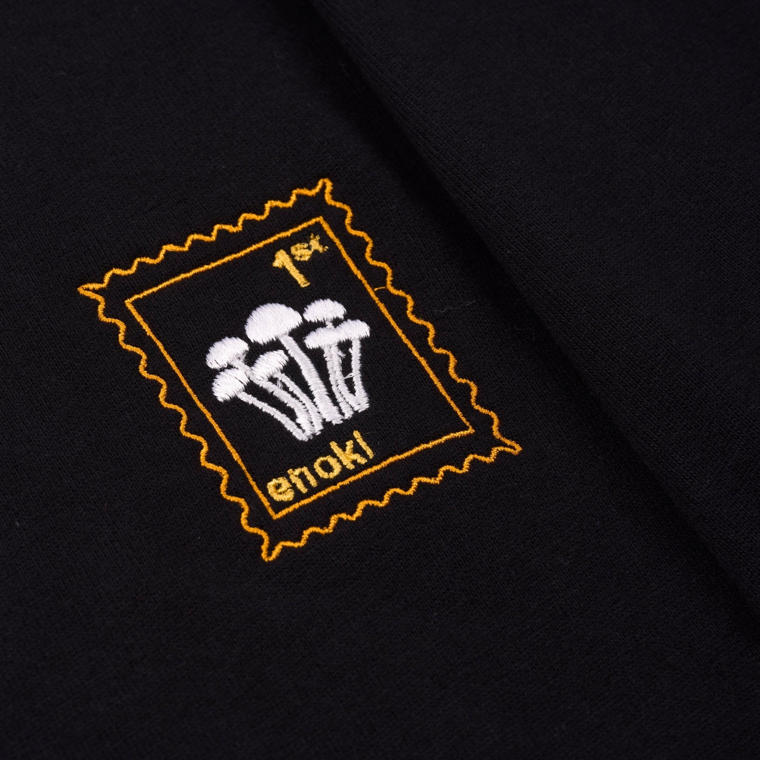 Enoki Mushroom - Oversized Unisex Sweatshirt - Black