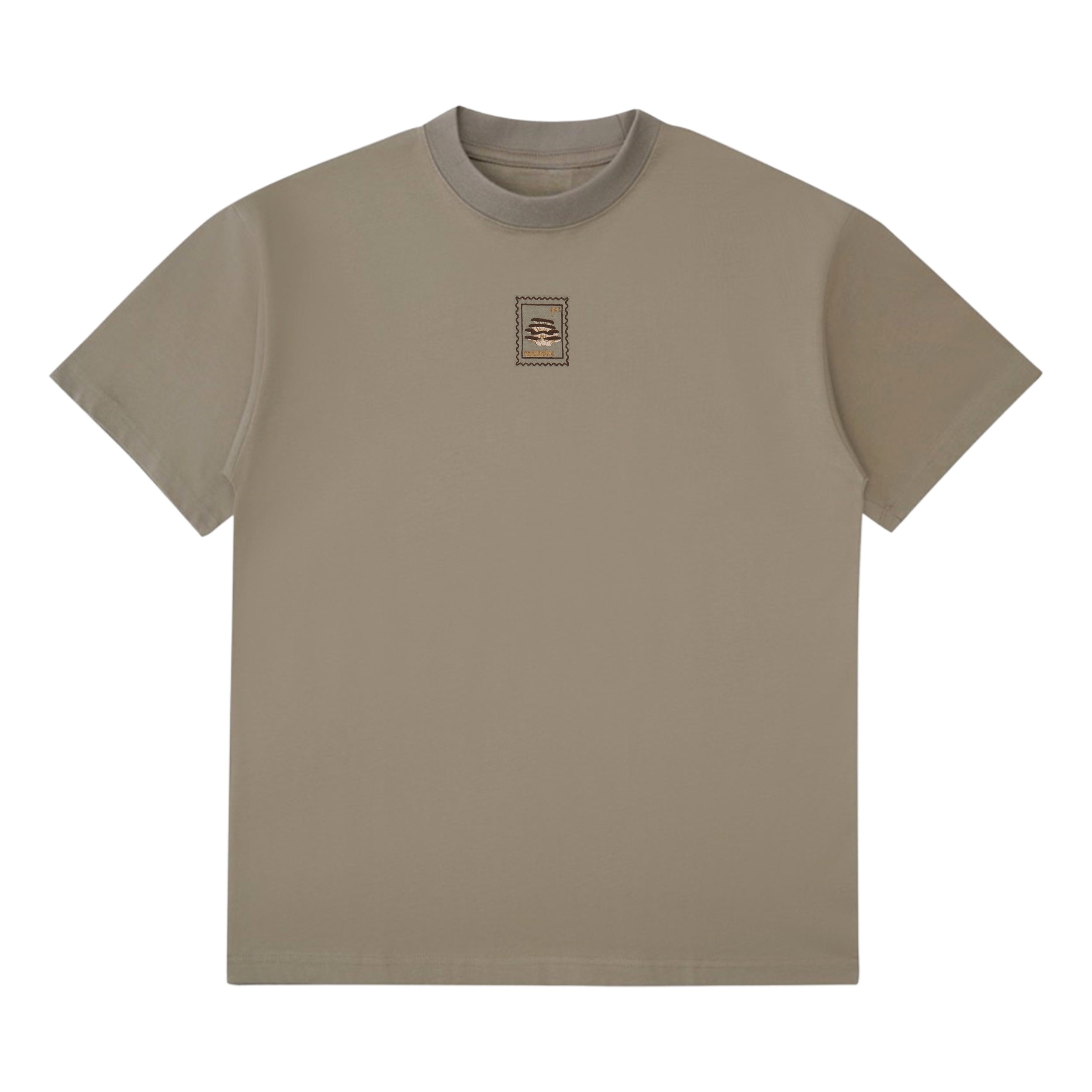 Maitake Mushroom - Oversized Unisex Premium T-Shirt - Dark Beige