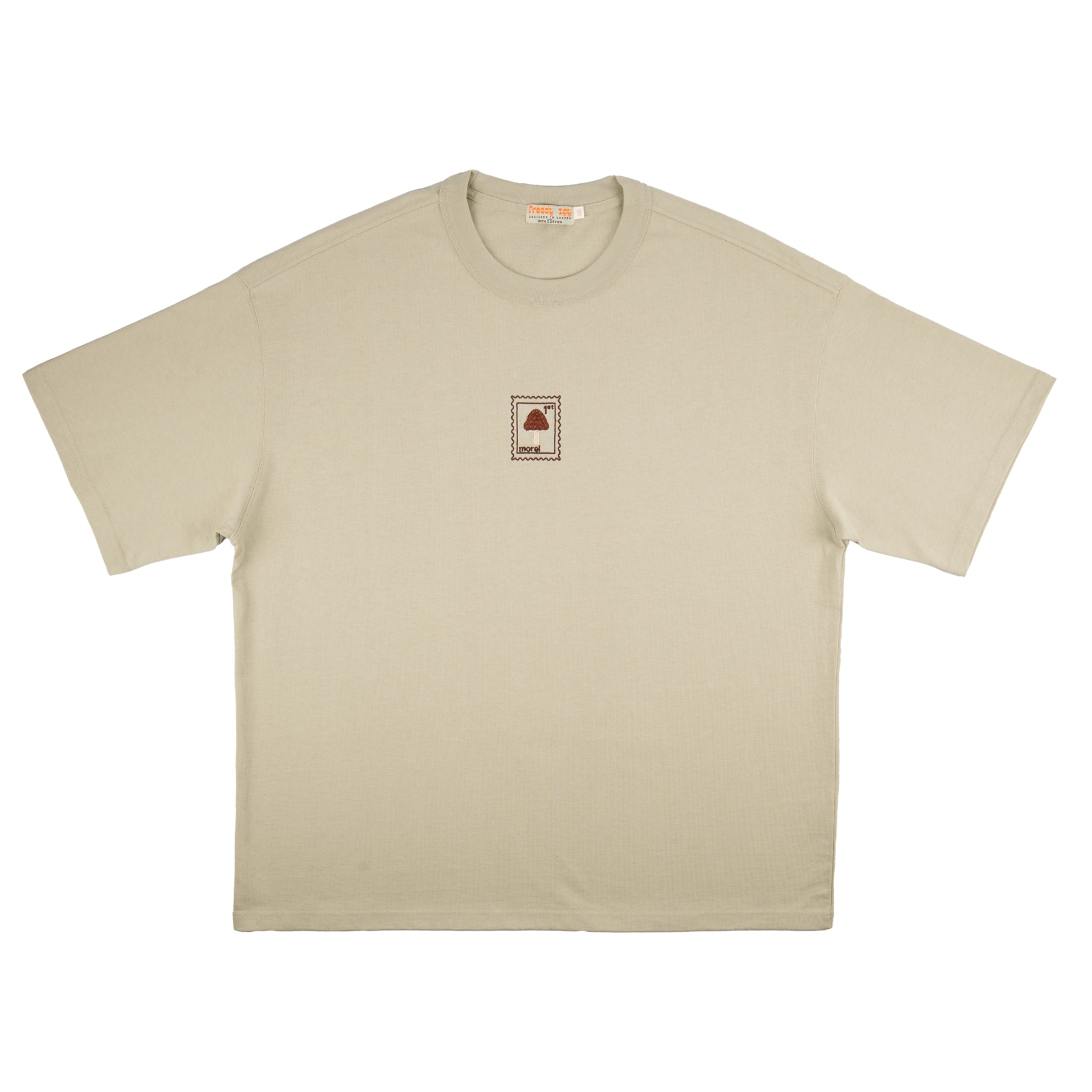 Morel Mushroom - Oversized Unisex T-Shirt - Beige