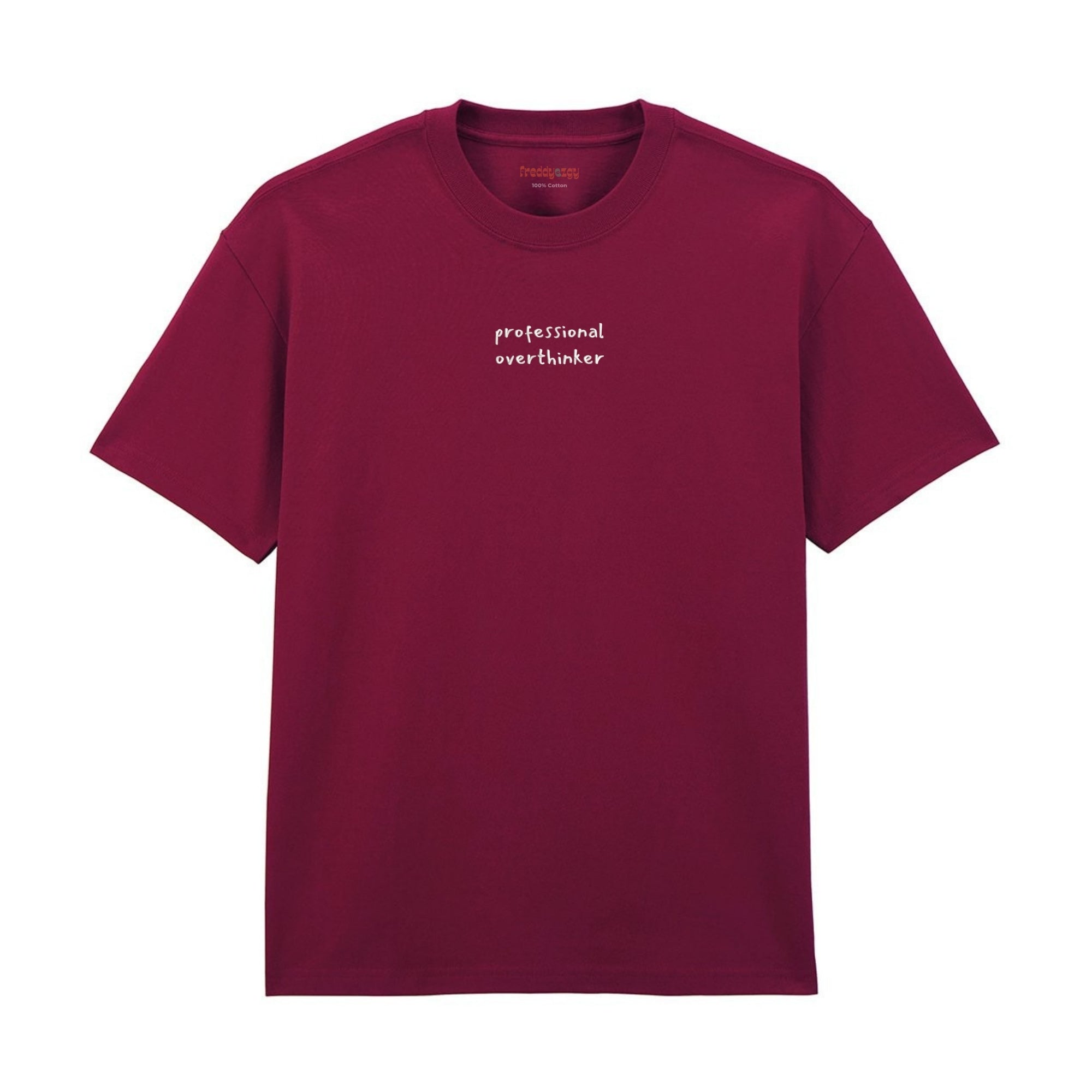 "professional overthinker" Oversized Unisex Premium T-Shirt
