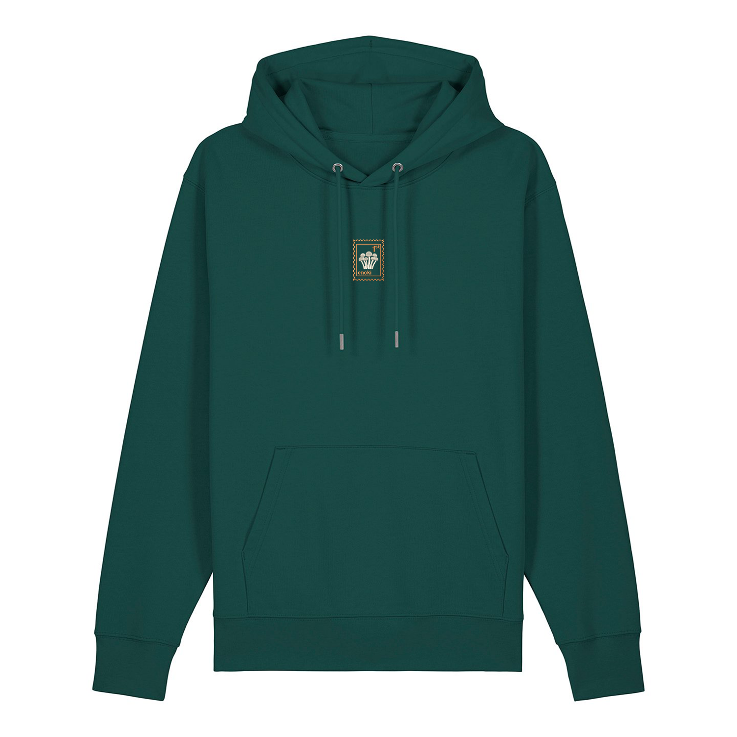 Enoki Mushroom - Oversized Unisex Hoodie - Glazed Green